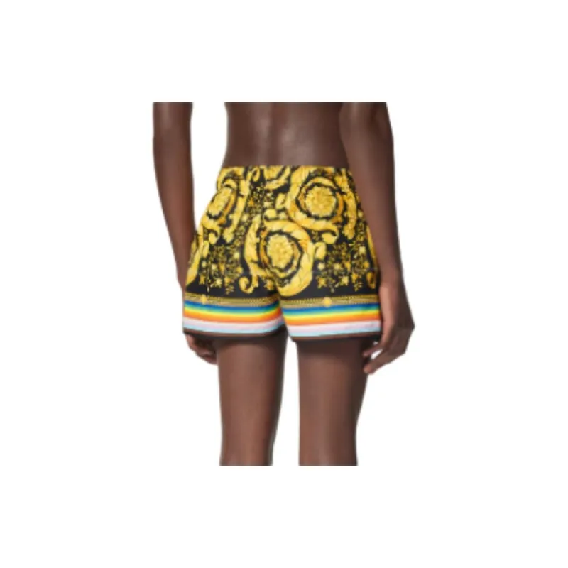 VERSACE Swimming Shorts Men's Yellow-4