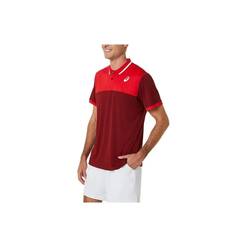 Asics COURT POLO SHIRT Polo Shirt Men's Red-3