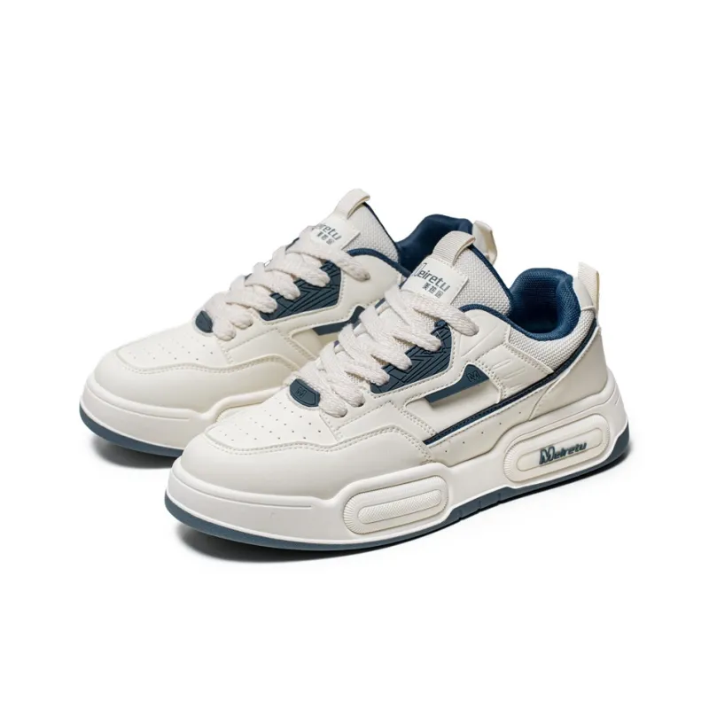 Meiretu Slip Resistant Shock Absorbers With Abrasion Resistant Properties Low Top Skateboard Shoes Men's-2