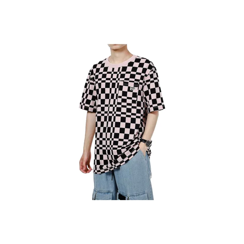 PUMA T Shirts Men Pink-2