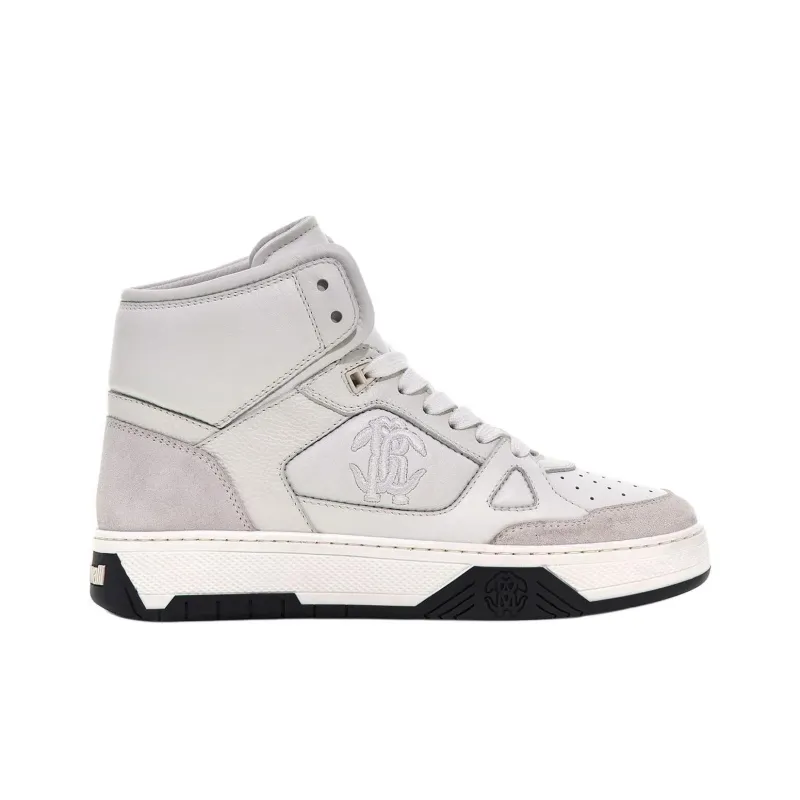 Roberto Cavalli High-Top High-Top Skateboard Shoes Women's White-1