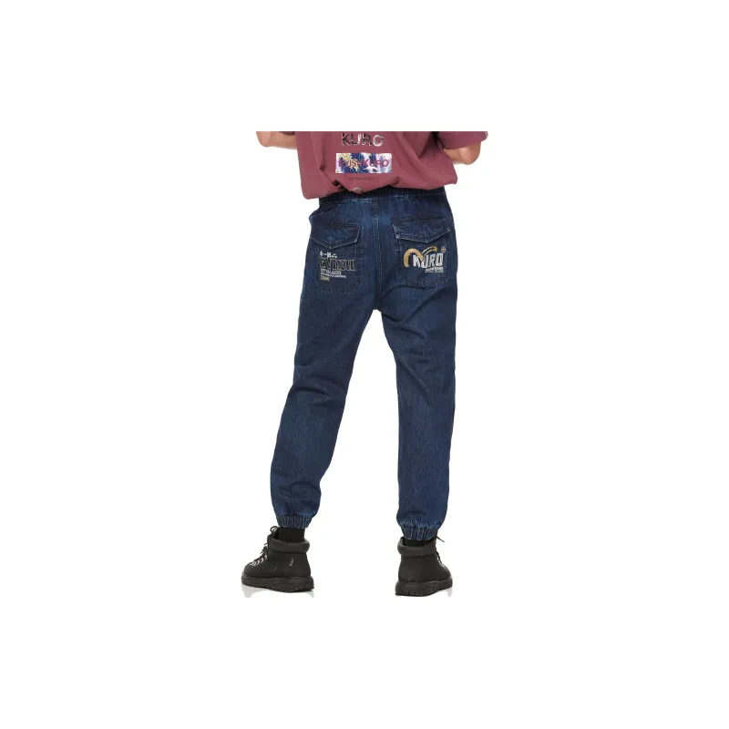 EVISU Jeans Men Denim Blue-5