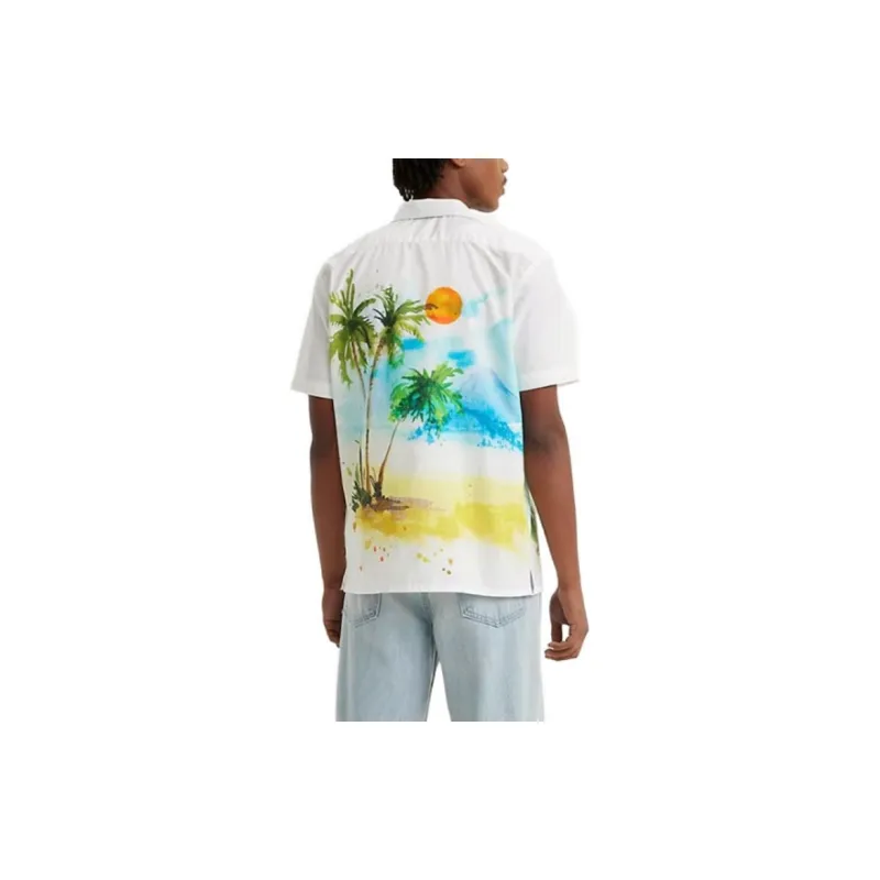 Levis Shirts Men White-4