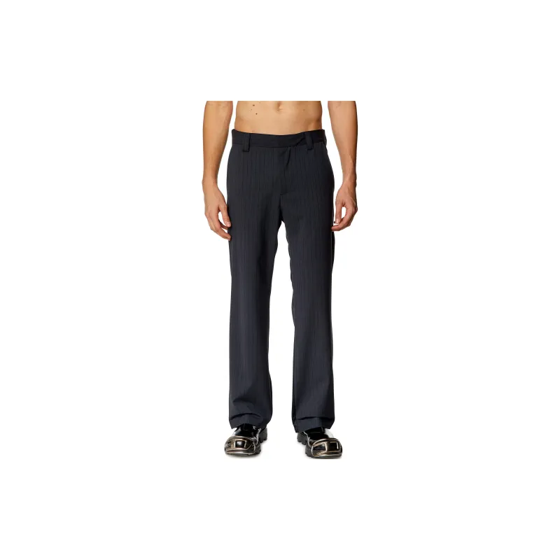 DIESEL P-Wire Pinstriped Tailored Trousers-1