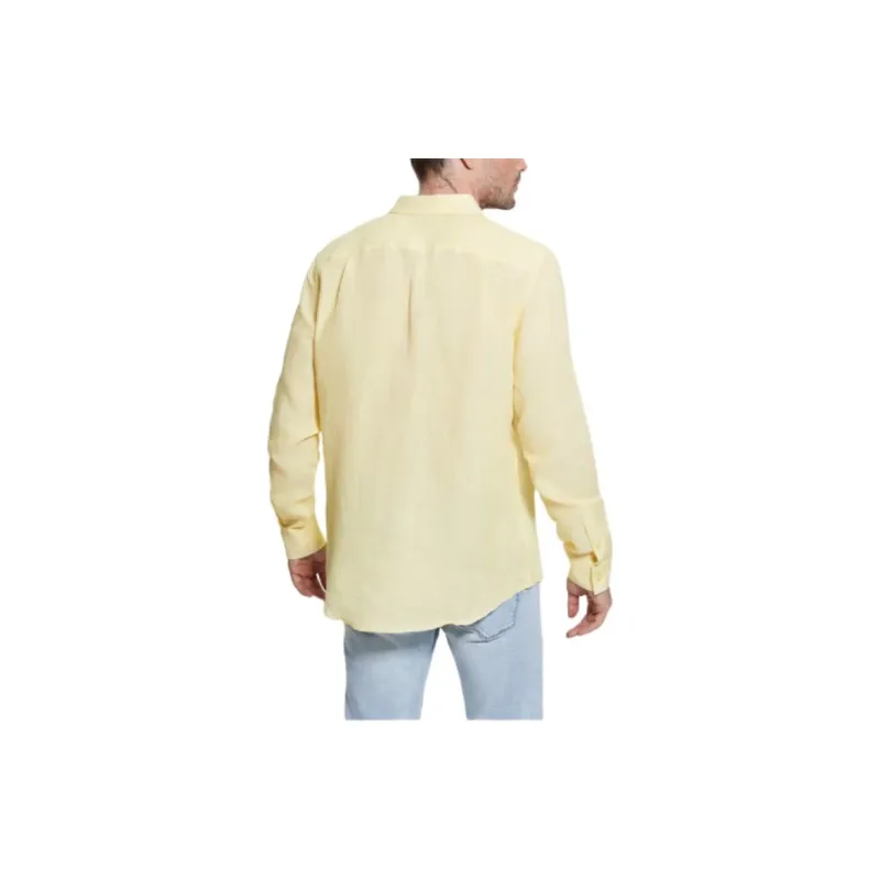 GUESS Shirts Men Yellow-2