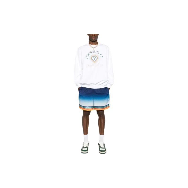 CASABLANCA For The Peace Gradient Effect Sweatshirt-1