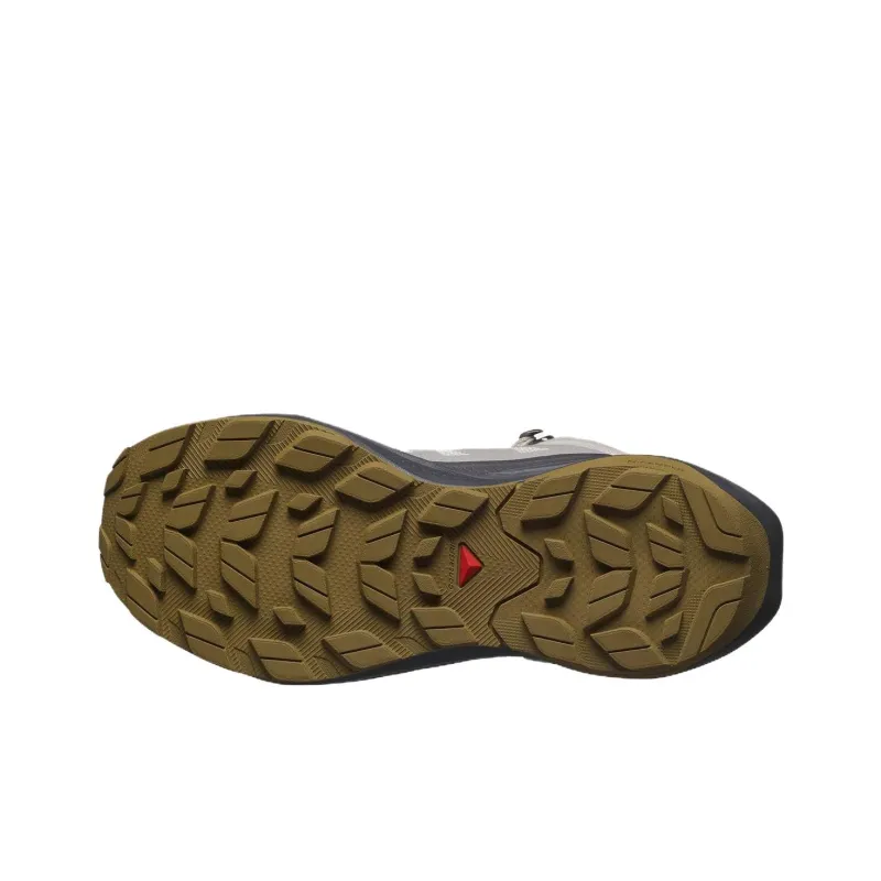 SALOMON Elixir Anti Slip Wear Resistant Mid Top Trekking Shoes Women's Gray Black-5