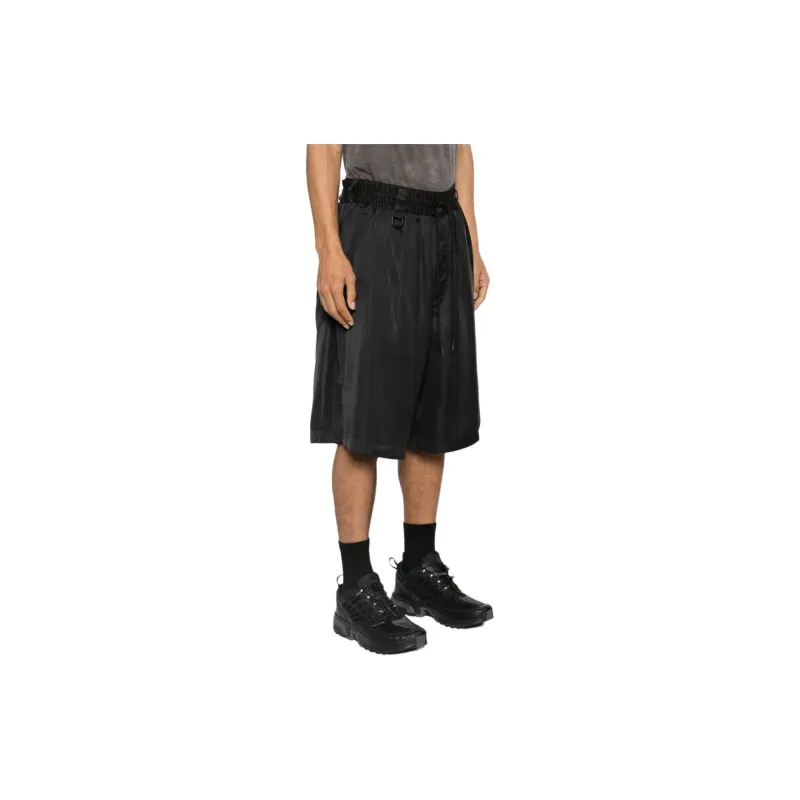 Y 3 Drawstring Elasticated Waist Shorts-3