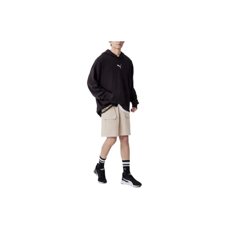 PUMA HOODIE FT Sweatshirt Men's Black-3