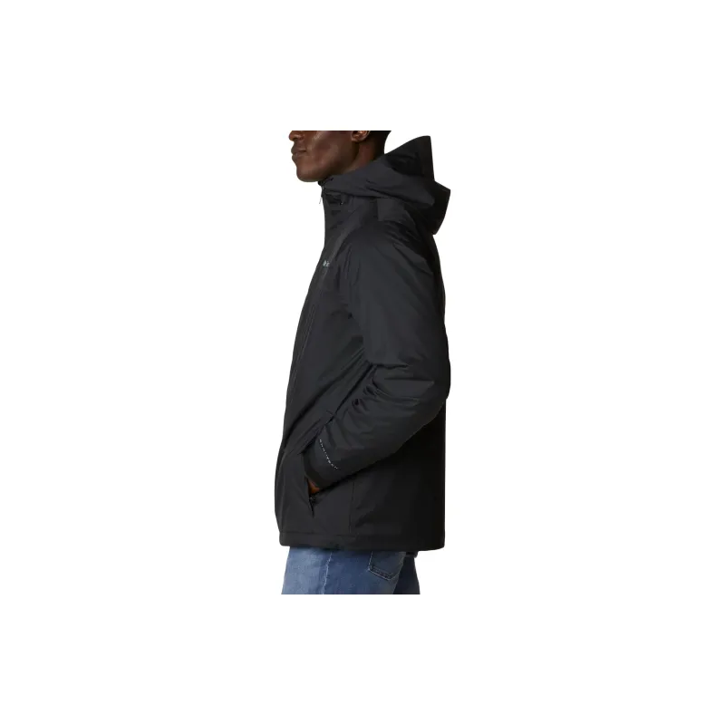 Columbia Waterproof And Breathable Windbreaker Jacket Men's Black-7