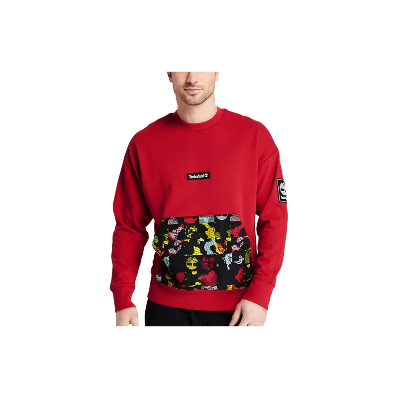 Timberland Sweatshirts Men Red-2