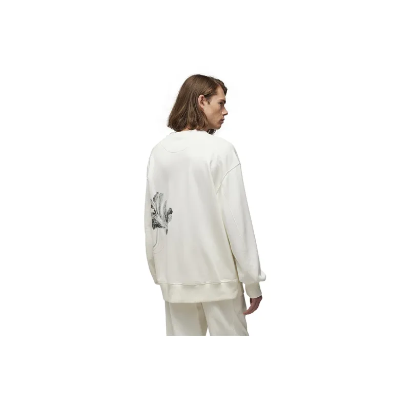 Y 3 Floral Printed Crewneck Sweatshirt-3