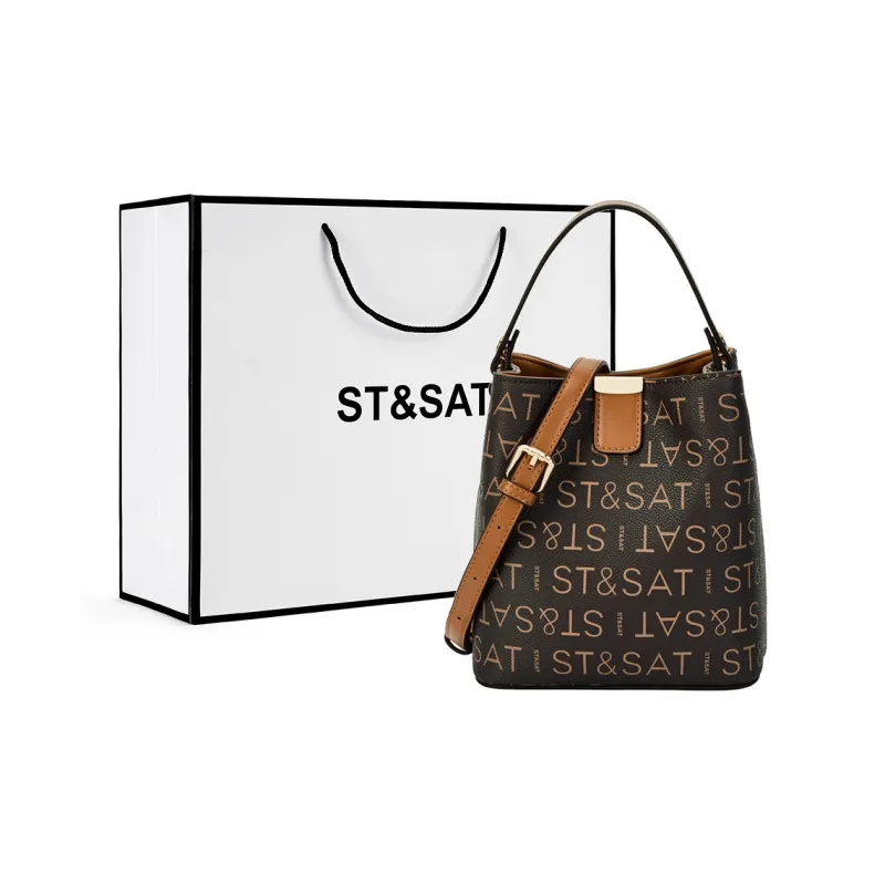 ST&SAT PVC Shoulder Bag, Crossbody Bag, Handbag Regular Women's Multicolor-2