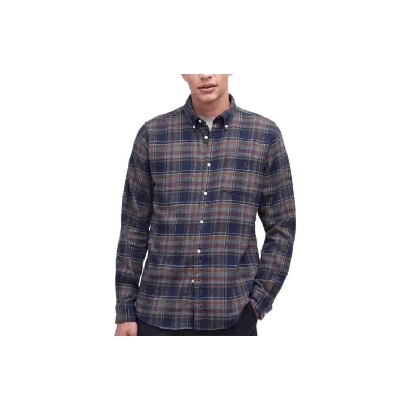 BARBOUR Eddleston Tailored Shirt Shirt Men's Navy-2