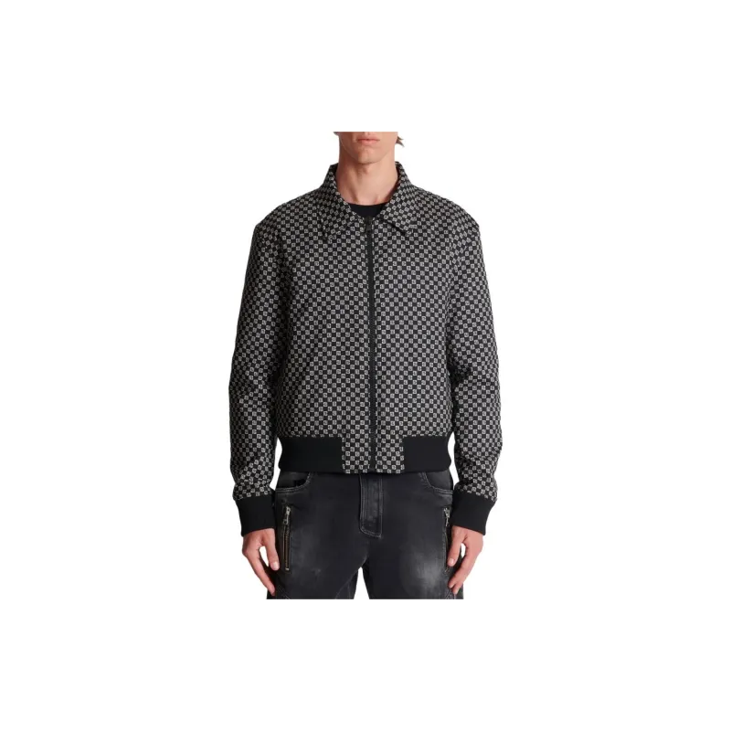BALMAIN Mini Monogram Bomber Jacket-4