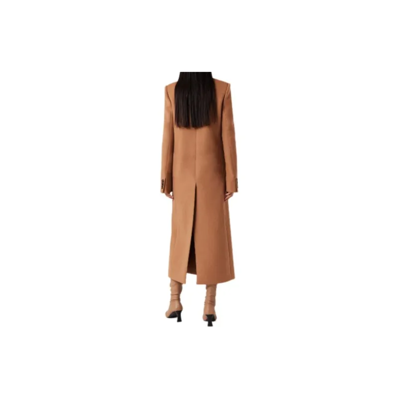 Stella McCartney Double Breasted Longline Coat-1