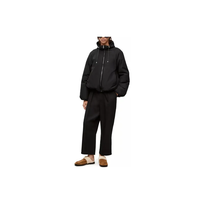 LOEWE Padded Hooded Bomber Jacket-1