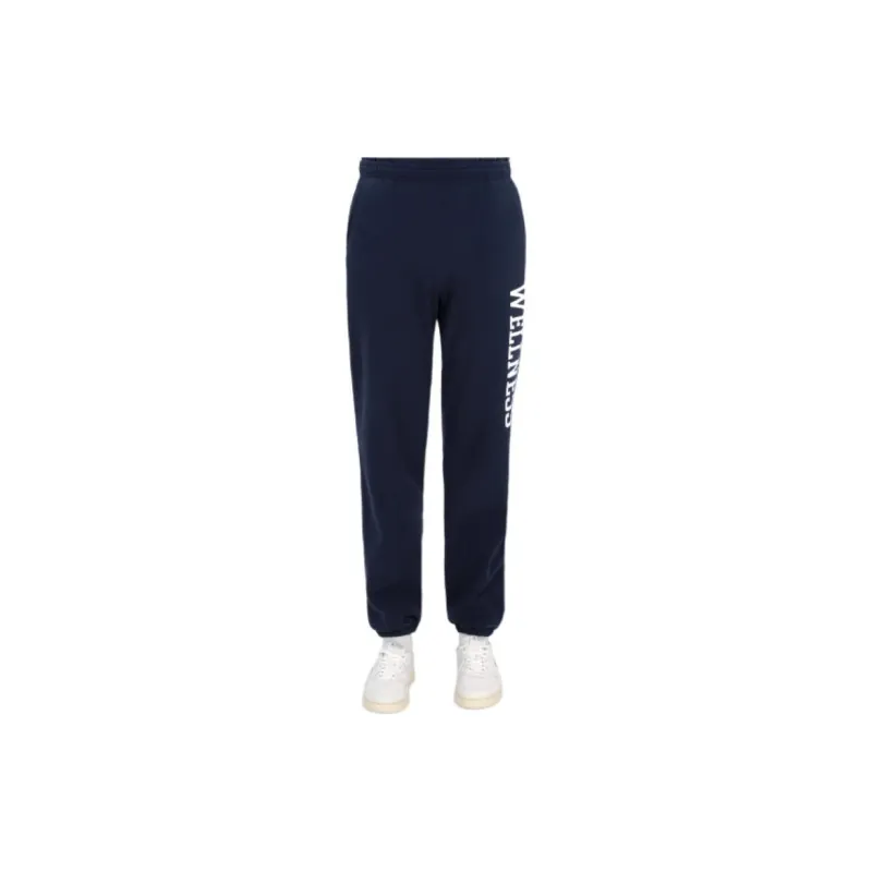 SPORTY & RICH Logo Printed Tapered Leg Trousers-6