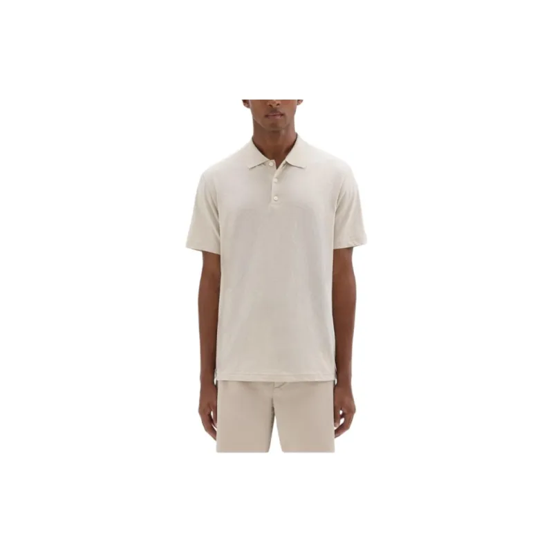 THEORY Polo Shirts Men Ecru-1