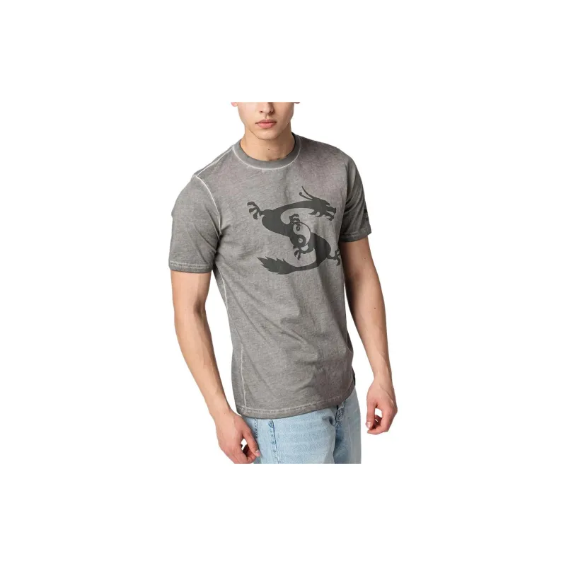 PUMA x Staple Washed T-Shirt Unisex Charcoal Gray-2