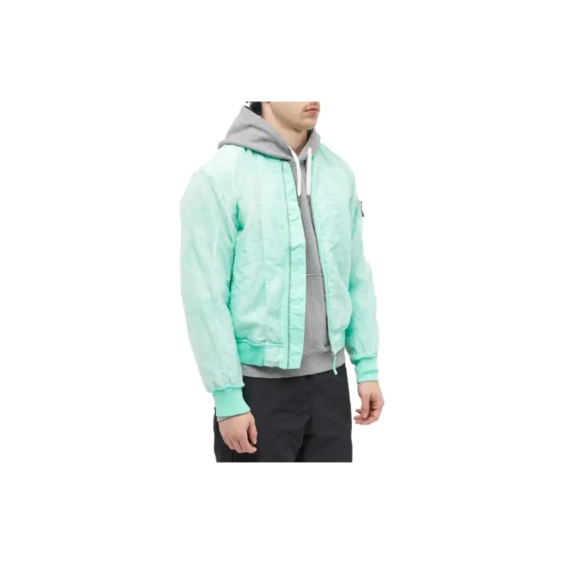STONE ISLAND Mesh panel Bomber Jacket-3
