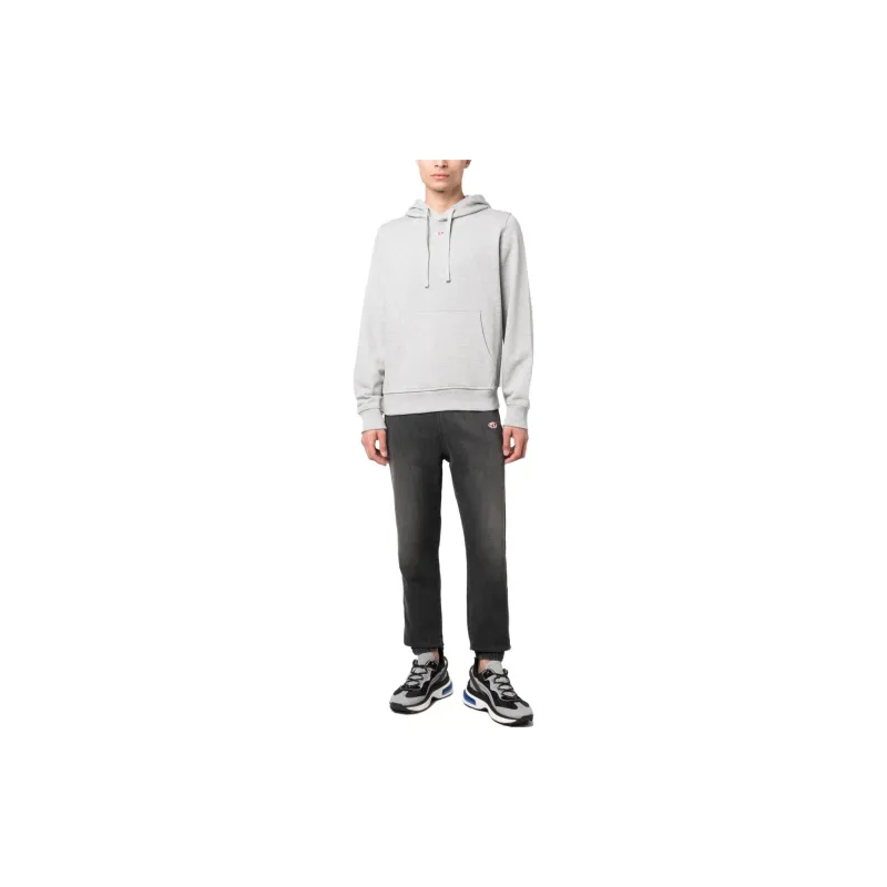 DIESEL S Ginn Logo Patch Hoodie-1