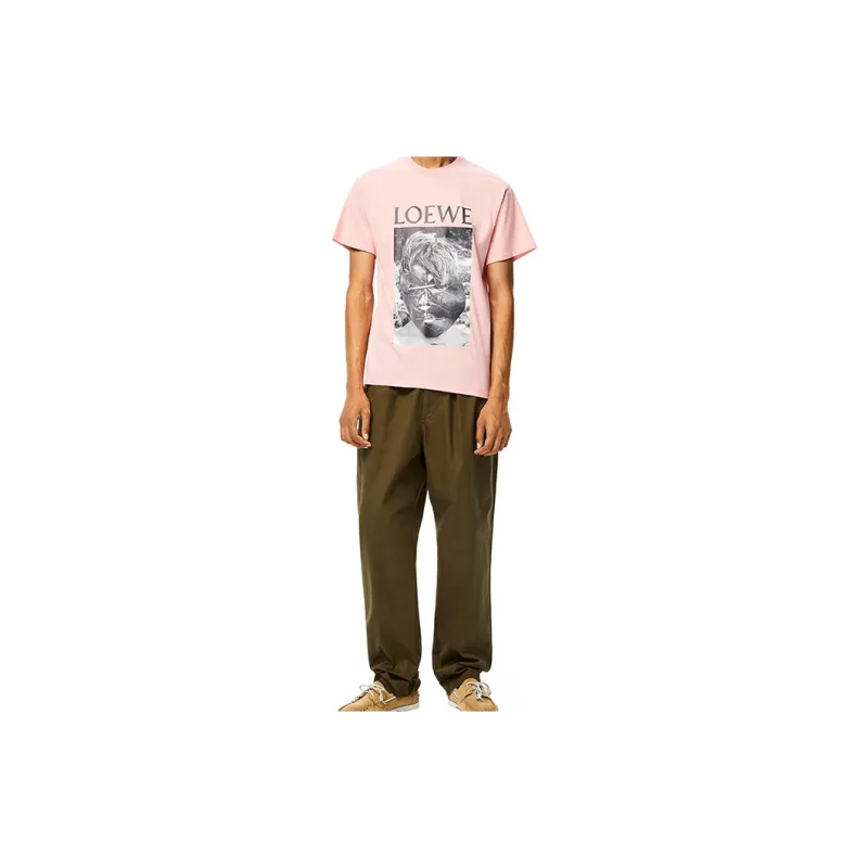 LOEWE T Shirts Men Pink-3