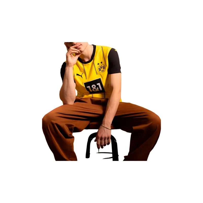 PUMA Camiseta Oficial De Fútbol Del Borussia Dortmund 24/25 Para Hombre-4