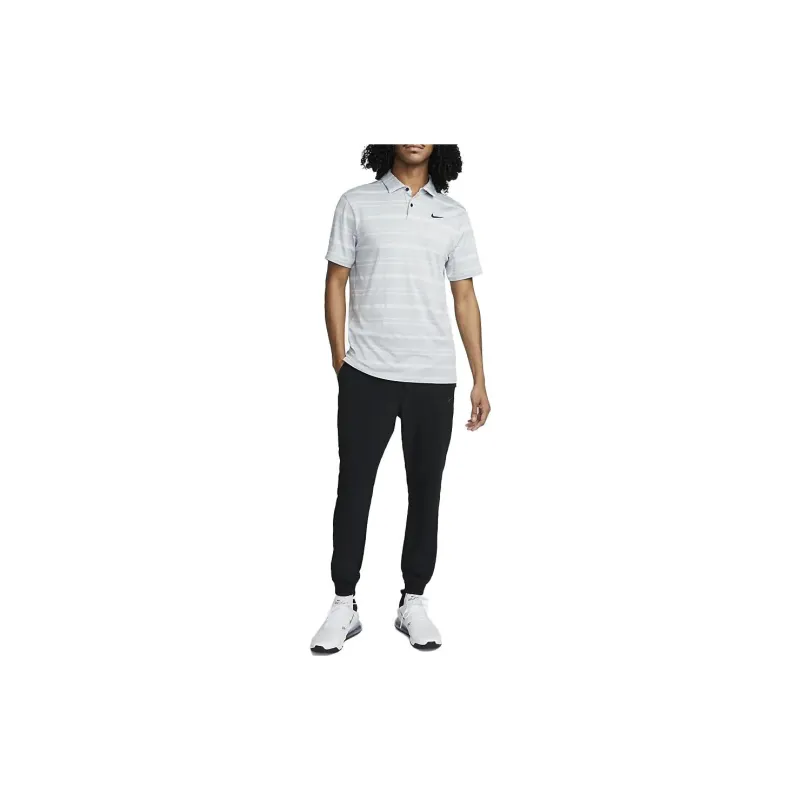 Nike Polo Shirts Men Blue With White Lettering-2