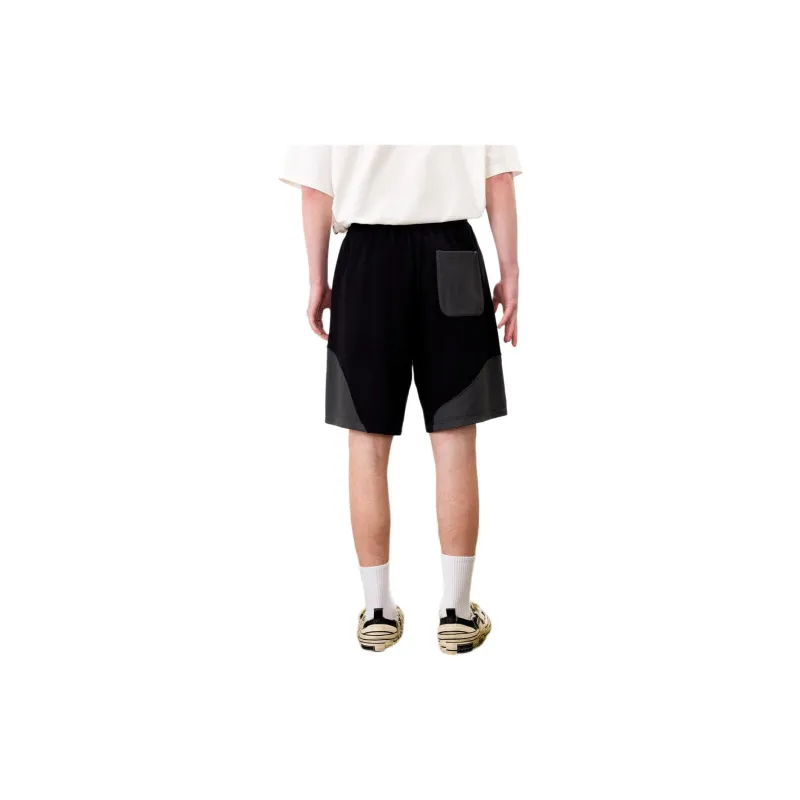 Bosieagender Casual Shorts Unisex Black-2