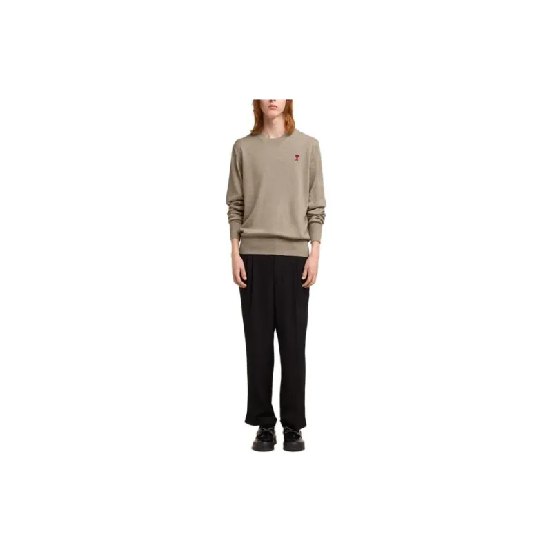 AMIPARIS Small A Heart Crew Knit-1