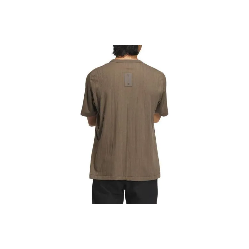 Adidas SS24 T Shirt Men's Dark Olive Green-2