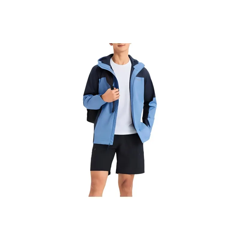 Columbia Waterproof And Windproof Windbreaker Jacket Men's Blue-5