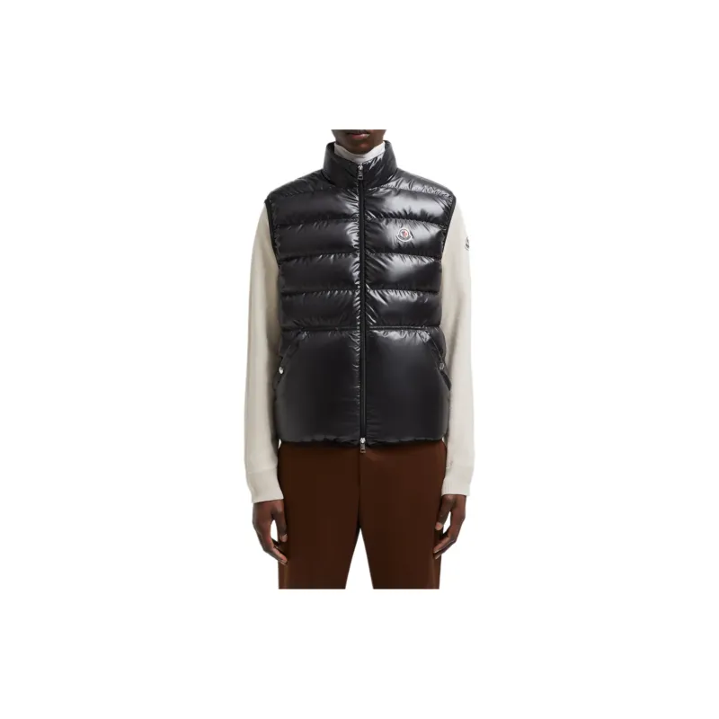 Moncler Aube Series Vest Men's Black-2