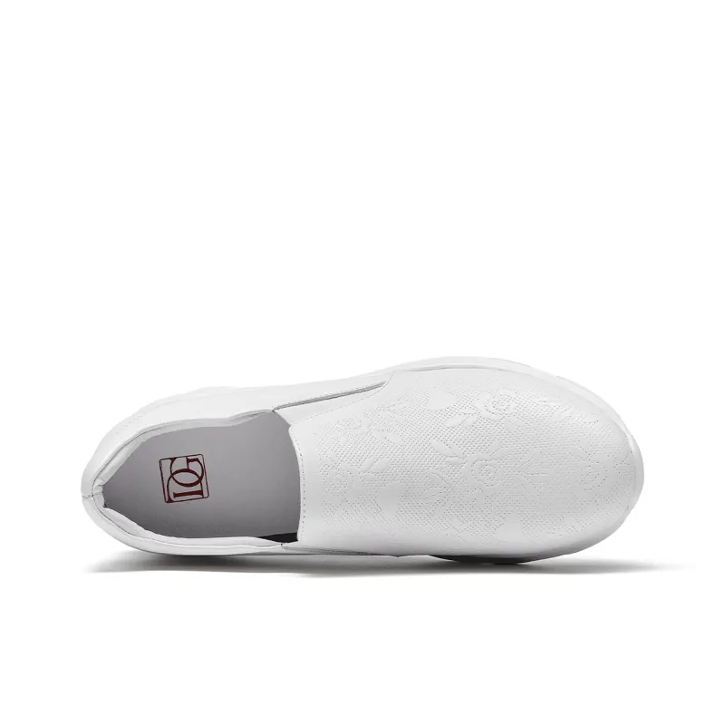 DG Casual Shoes Women's Low Top White/Black-4