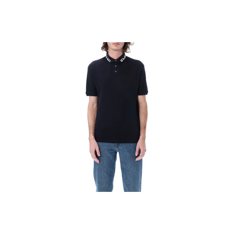 EMPORIO ARMANI SS23 Polo Shirt Men's Navy-2