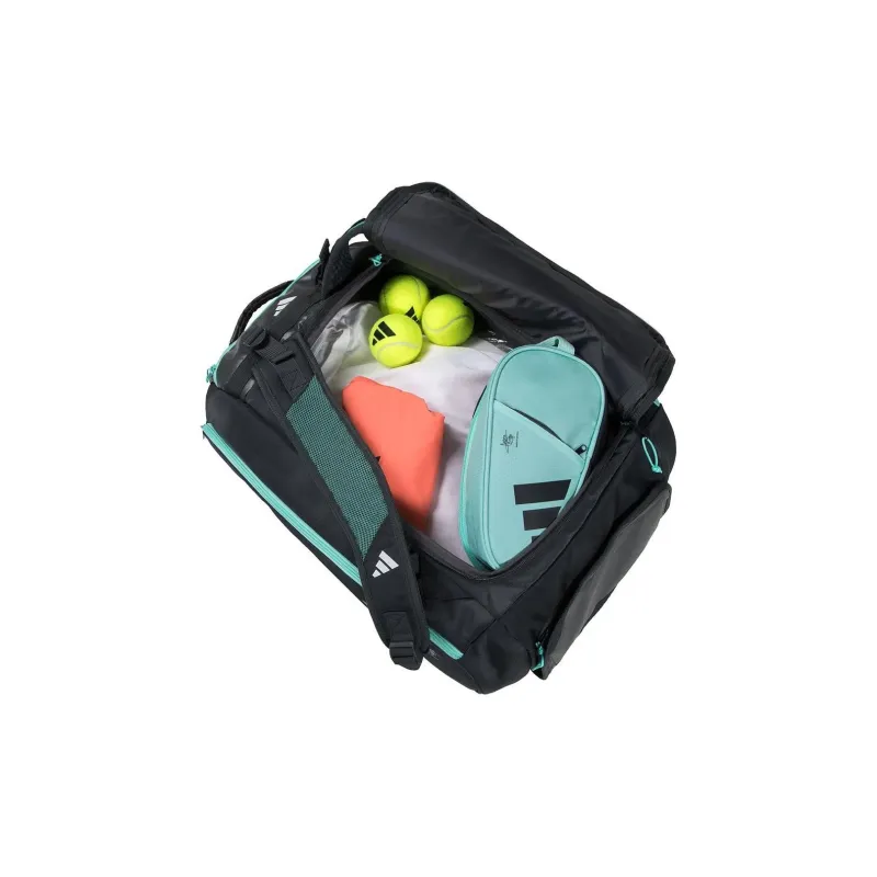Adidas Tennis Racket Bags 100% Polyester And Insulating Material Unisex 39 X 55 X 27.5 Centimeters Black/Blue-4