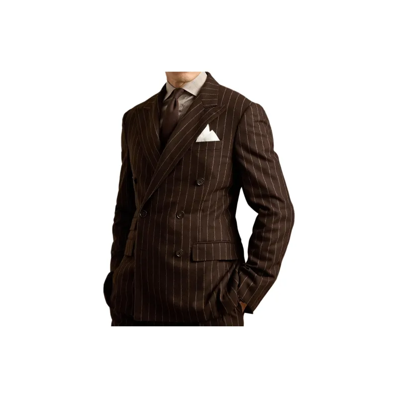 Ralph Lauren Purple Label FW24 Business Suits Men's Brown-3