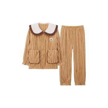 MIIOW Pajama Set Women's Light Brown