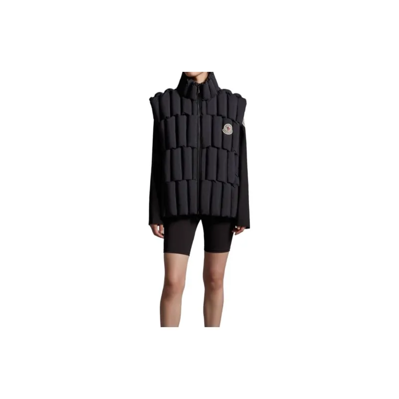 Christopher Raxxy X Moncler X Christopher Raxxy Co-brand Vests Unisex Black-2