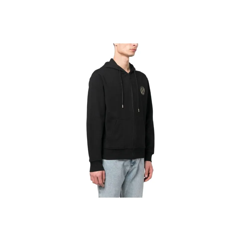 VERSACE JEANS COUTURE Logo print Cotton Hoodie-4