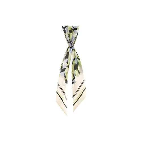 ERDOS Silk Mulberry Silk Silk Scarves Women's Cyber Lime