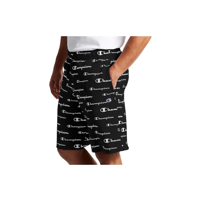 Champion Loose Fit Shorts US Version Unisex Black-3