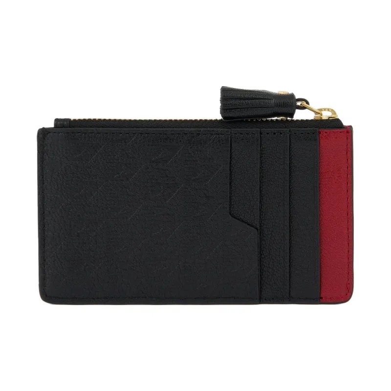 Anya Hindmarch Capri Leather Card Holder Women's Vampire Red-3