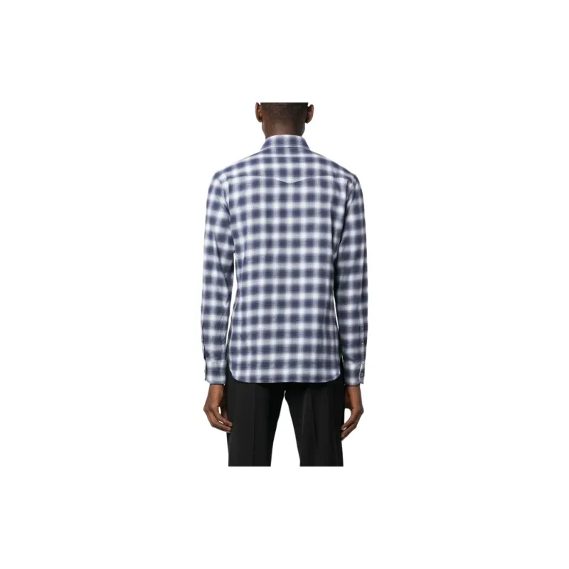 TOM FORD Shirts Men Blue-3