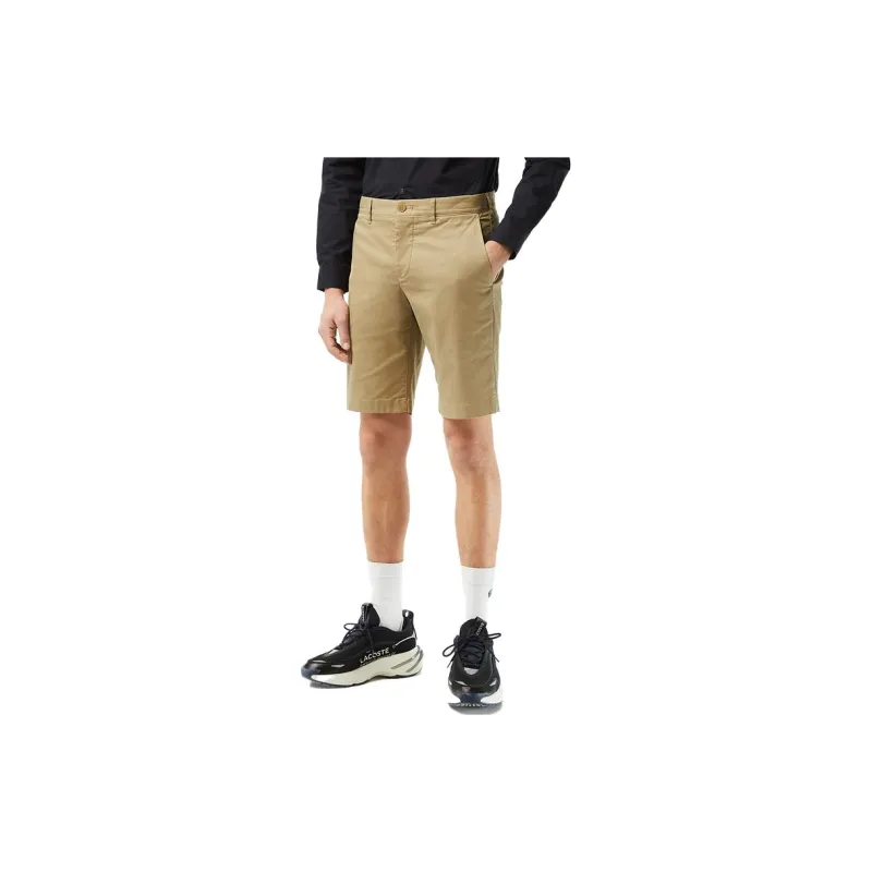 LACOSTE Casual Shorts Men Yellow Brown-3