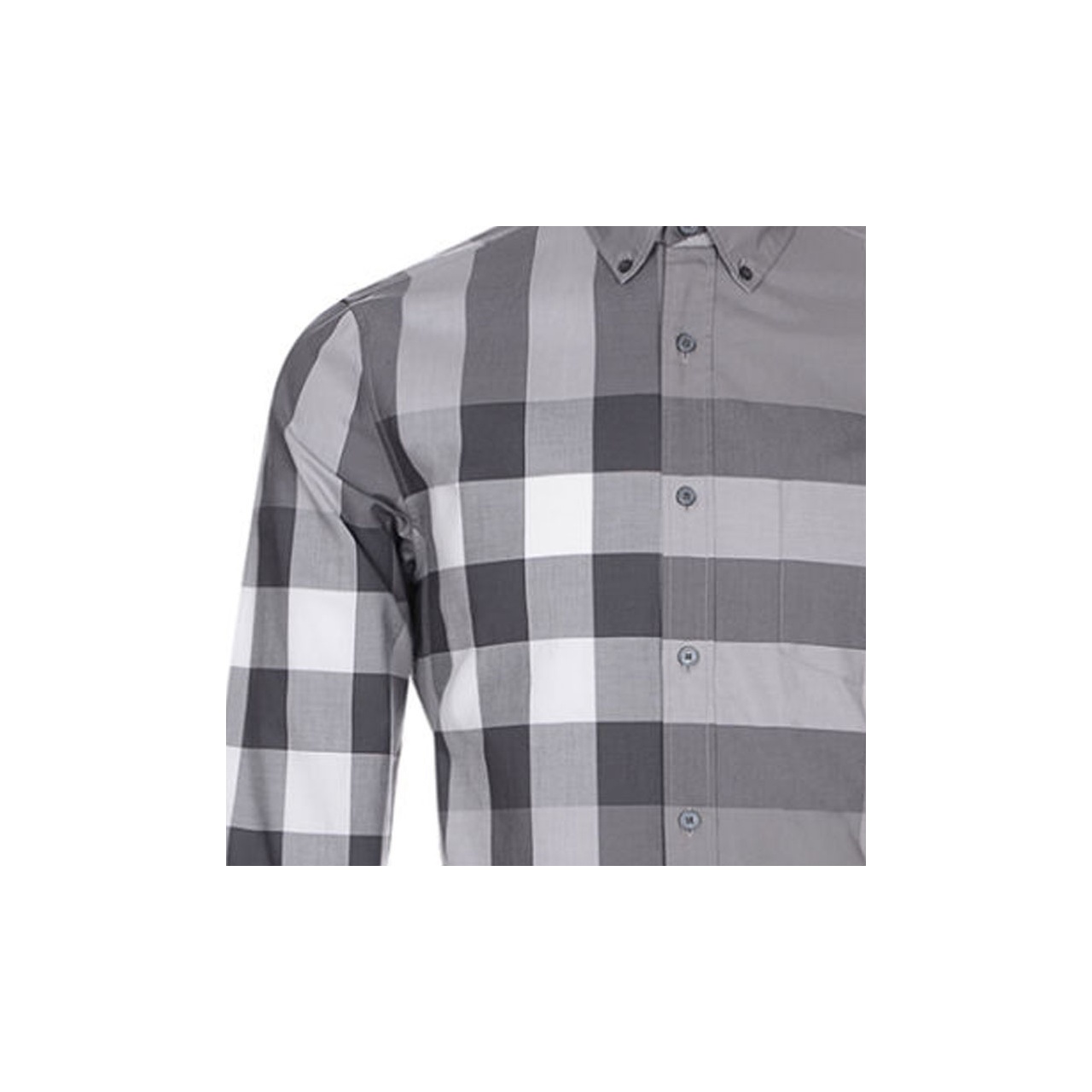 Burberry Check Print Single-Breasted Casual Long Sleeve Burberry Check Print Single-Breasted Casual Long Sleeve