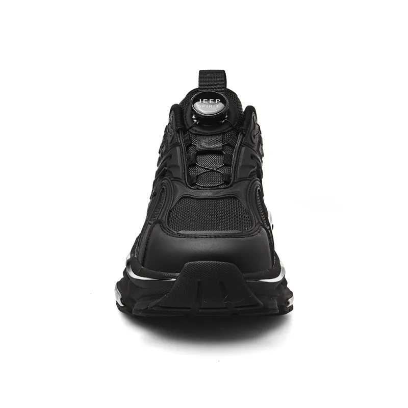JEEP SPIRIT Chunky Sneakers Men Low Top Mysterious Black-5