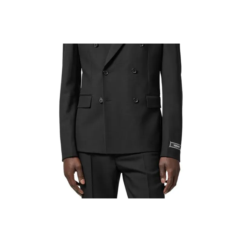 VERSACE Double Breasted Tailored Blazer-3