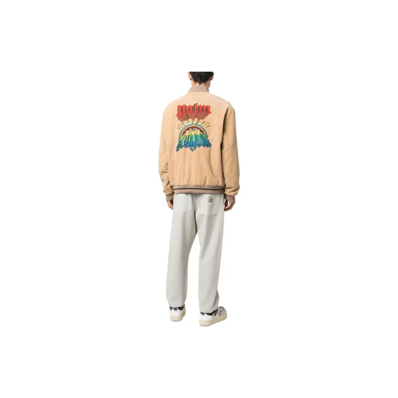 PALM ANGELS Corduroy Cotton Bomber Jacket-2